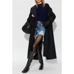 Rag & Bone Ribbed Sweater Blue - Dame Overdeler Strikkejakker & Gensere -Dame-strikkegensere Salg unnamed file 1770