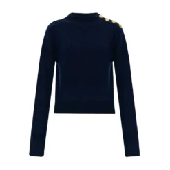 Rag & Bone Ribbed Sweater Blue - Dame Overdeler Strikkejakker & Gensere -Dame-strikkegensere Salg unnamed file 1771