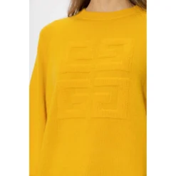 Givenchy Cashmere Sweater i Gult - Premium kvalitet for kvinner -Dame-strikkegensere Salg unnamed file 1789