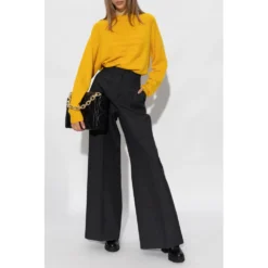 Givenchy Cashmere Sweater i Gult - Premium kvalitet for kvinner -Dame-strikkegensere Salg unnamed file 1790