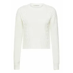Esprit Knit Jumper 082EE1I325 - Hvit Strikkegenser for Damer -Dame-strikkegensere Salg unnamed file 1806