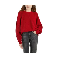 IRO Kalaba Sweater Red - Elegant Strikkejakke for Damer -Dame-strikkegensere Salg unnamed file 1841