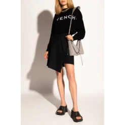 Givenchy Cashmere Sweater With Logo Black - Elegant Dame Overdeler -Dame-strikkegensere Salg unnamed file 192