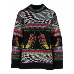 Stella McCartney Keep In Touch Oversized Wool Sweater - Sort -Dame-strikkegensere Salg unnamed file 1938