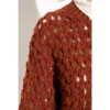 Forte Forte Sweater With Openwork Knit Brown - Elegant Dame Overdeler