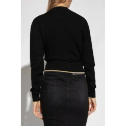 Versace Jeans Couture Ullgenser i Svart - Elegant og Komfortabel