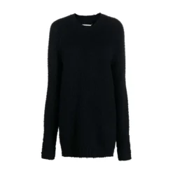 Maison Margiela Knitwear Black - Elegant Dame Overdeler i Strikk -Dame-strikkegensere Salg unnamed file 2018
