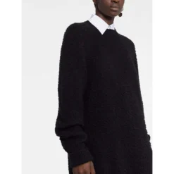 Maison Margiela Knitwear Black - Elegant Dame Overdeler i Strikk -Dame-strikkegensere Salg unnamed file 2019