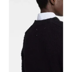 Maison Margiela Knitwear Black - Elegant Dame Overdeler i Strikk -Dame-strikkegensere Salg unnamed file 2020