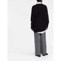 Maison Margiela Knitwear Black - Elegant Dame Overdeler i Strikk -Dame-strikkegensere Salg unnamed file 2021
