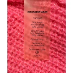 T by Alexander Wang Pink Knit Sweater - Elegant Dame Overdeler