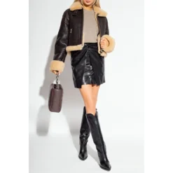 Ami Paris Logo Beige Genser - Elegant og Komfortabel Strikkegenser for Kvinner -Dame-strikkegensere Salg unnamed file 2066