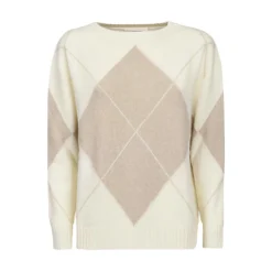 Liviana Conti Beige Strikkegenser - Elegant og behagelig dameoverdel -Dame-strikkegensere Salg unnamed file 2130