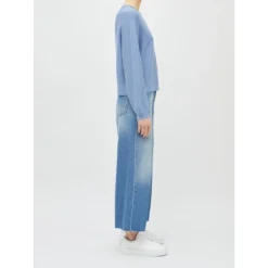 Drykorn Casual Sweater Blue - Strikkejakke for Dame