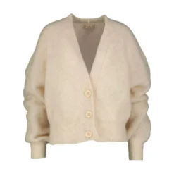 Amélie & Amélie Hvit Kardigan - Elegant Strikkejakke for Damer