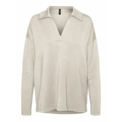 VERO MODA Beige Strikkegenser - Elegant og behagelig overdeler for damer