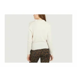 Majestic Filatures Hvit Strikkejakke - Elegant og Komfortabel Overdel for Damer