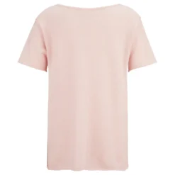 American Vintage Kortermet Genser i Rosa - Myk og Stilfull Strikkegenser for Damer