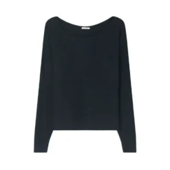 American Vintage JERSEY Blue - Dame Overdeler Strikkejakke & Genser