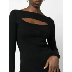 P.A.R.O.S.H. Sweater Black - Elegant Strikkejakke for Damer