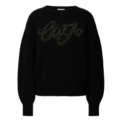 Liu Jo Maglia Chiusa Sweatshirt Black - Elegant strikkejakke for kvinner -Dame-strikkegensere Salg unnamed file 2279
