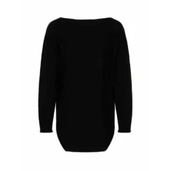 Riccovero Monday Sweater Black - Elegant strikkejakke for damer