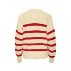 Part Two Knitwear Beige - Elegant Dameoverdel i Strikk