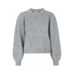 Jost Melert Just Girona Strikkegenser i Grå - Elegant og Komfortabel Dameoverdel