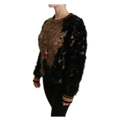 Dolce & Gabbana Rabbit Fur Ullgenser Black - Elegant Strikkegenser for Damer -Dame-strikkegensere Salg unnamed file 231