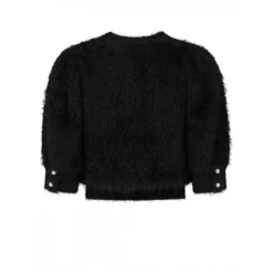 NIKKIE Taylor Top Black - Elegant strikkejakke for damer