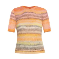 Diesel M-ICAELA Kortermet gensers i appelsinfarge - Strikkejakker & gensere for kvinner