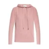 Moncler Hoodie Pink - Elegant Dameoverdel i Strikk