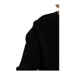 IRO Cotton Sweater Black - Elegant Strikkejakke for Dame -Dame-strikkegensere Salg unnamed file 2421