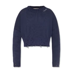 Marni Logo Blå Genser - Elegant Strikkegenser for Damer -Dame-strikkegensere Salg unnamed file 2444