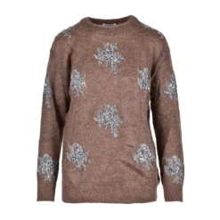 Brunello Cucinelli Brun Genser - Elegant Strikkegenser for Damer