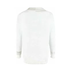 Fabiana Filippi Hvit Strikkegenser - Elegant og Tidløs Dameoverdel -Dame-strikkegensere Salg unnamed file 2460