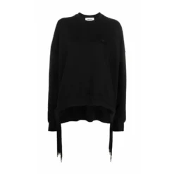 AMBUSH Sweater Black - Dame Overdeler Strikkejakke & Genser