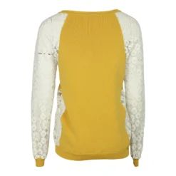 Moschino Cheap And Chic Sweater - Gul Strikkegenser for Damer -Dame-strikkegensere Salg unnamed file 2477