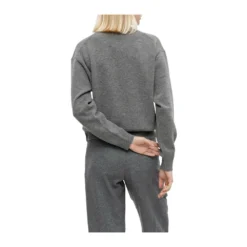 Kenzo Wool Sweater Gray - Elegant Dame Overdeler i Strikk -Dame-strikkegensere Salg unnamed file 2483
