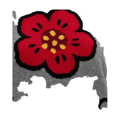 Kenzo Wool Sweater Gray - Elegant Dame Overdeler i Strikk -Dame-strikkegensere Salg unnamed file 2485