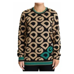 Dolce & Gabbana Svart Genser - Elegant Strikkegenser for Damer