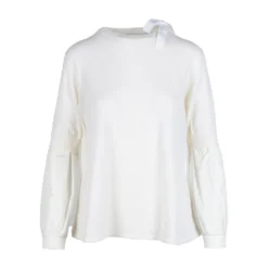 Ballantyne Hvit Strikkegenser for Dame - Elegant Overdel