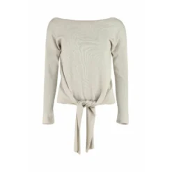 Fabiana Filippi Beige Strikkegenser - Elegant og TidlĂžs Dameoverdel