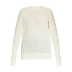 Moncler Round-Neck Knitwear Beige - Elegant Dame Strikkegenser