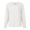 Close To My Heart Gigi Sweater White - Elegant Strikkegenser for Damer
