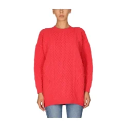 Stella McCartney RĂžd Strikkegenser - Elegant Dameoverdel