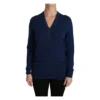 Dolce & Gabbana Blå Knapp Cardigan Genser - Elegant Strikkejakke for Damer
