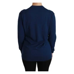 Dolce & Gabbana Blå Knapp Cardigan Genser - Elegant Strikkejakke for Damer 10 Dolce & Gabbana Blå Knapp Cardigan Genser - Elegant Strikkejakke for Damer -Dame-strikkegensere Salg unnamed file 2601