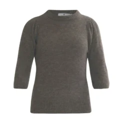 Arnie Says Cecile Jumper Brown - Elegant Strikkejakke for Damer