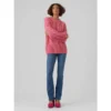 VERO MODA Rosa Vmwine Ls O-Neck Genser Pink - Elegant strikket genser for damer